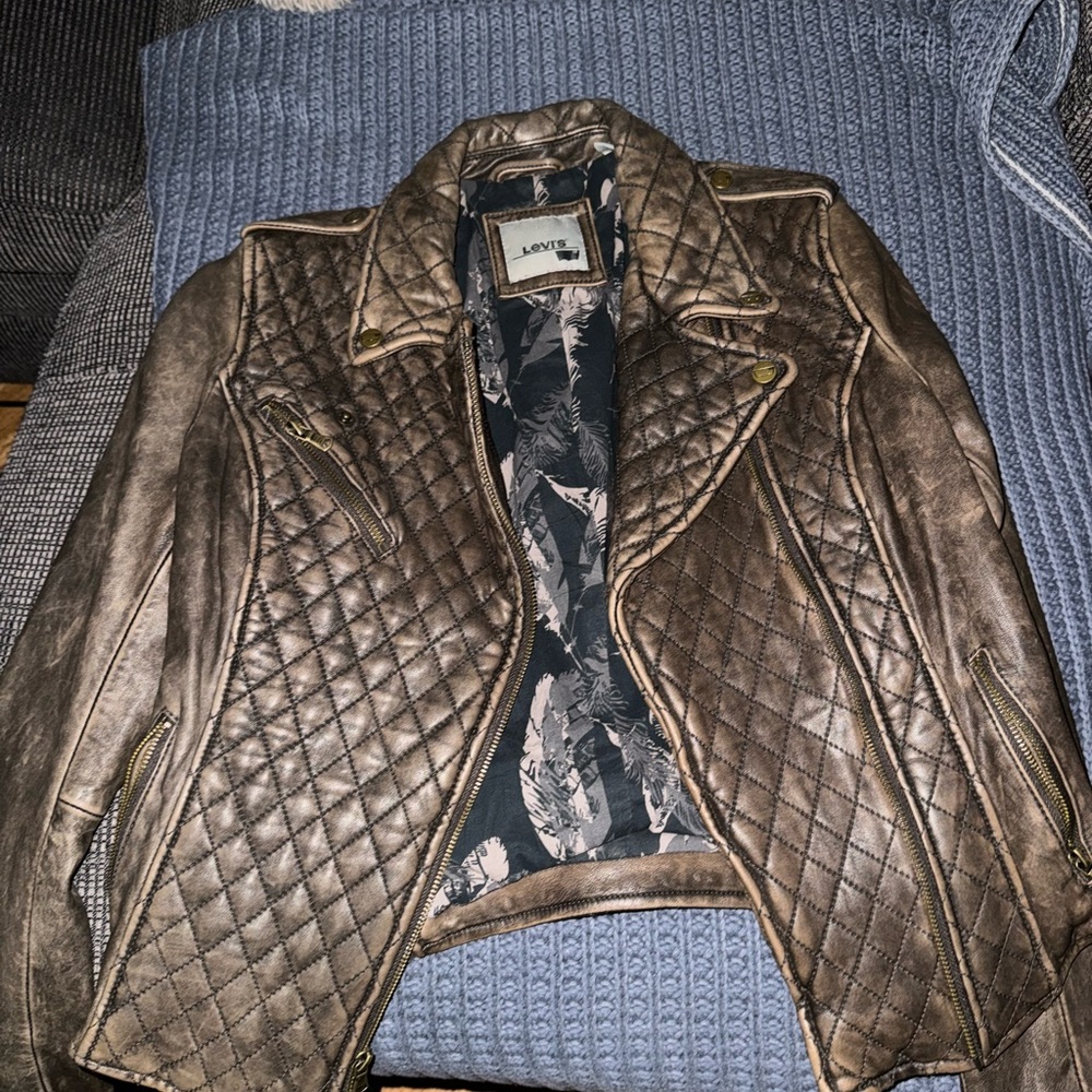 Levi’s leather jacket - never worn with tags.